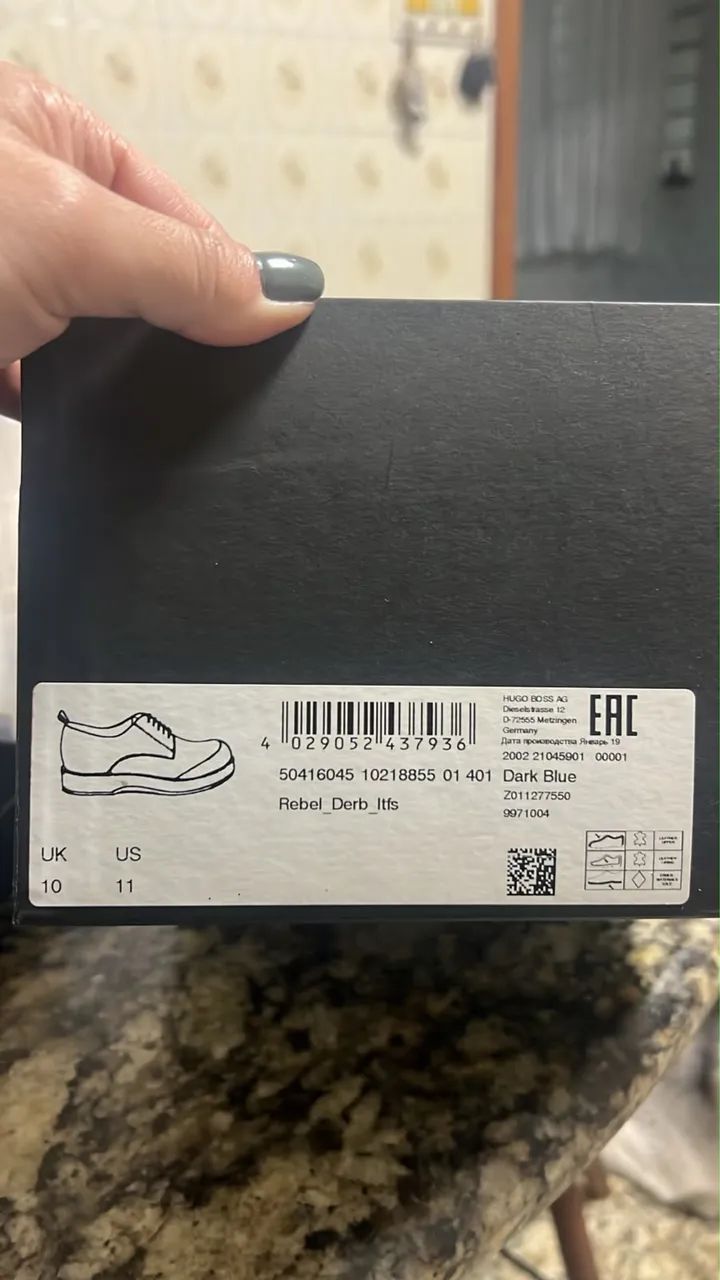 bota masculina de couro legítimo de cano curto - Foto 5