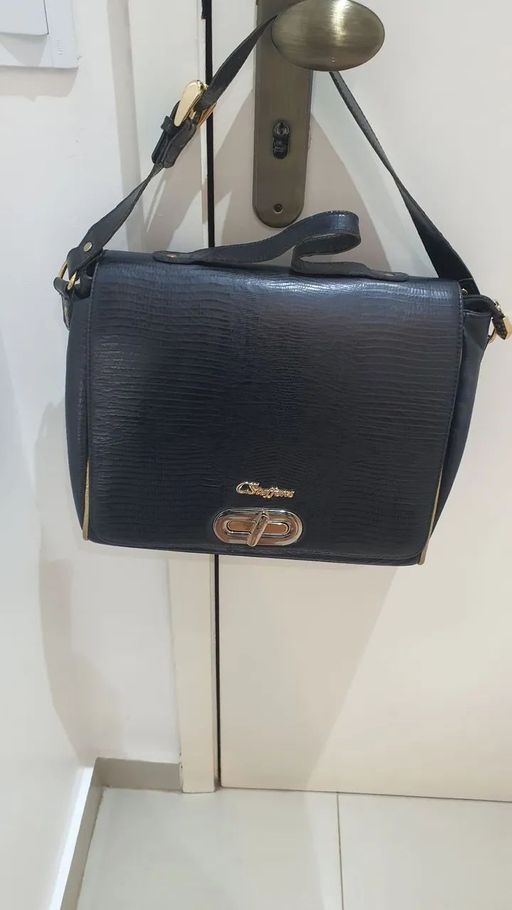 Bolsa de couro. Carmem Steffens 