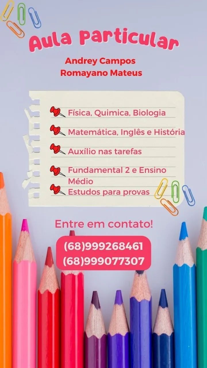 Aula de Reforço à Domicílio 