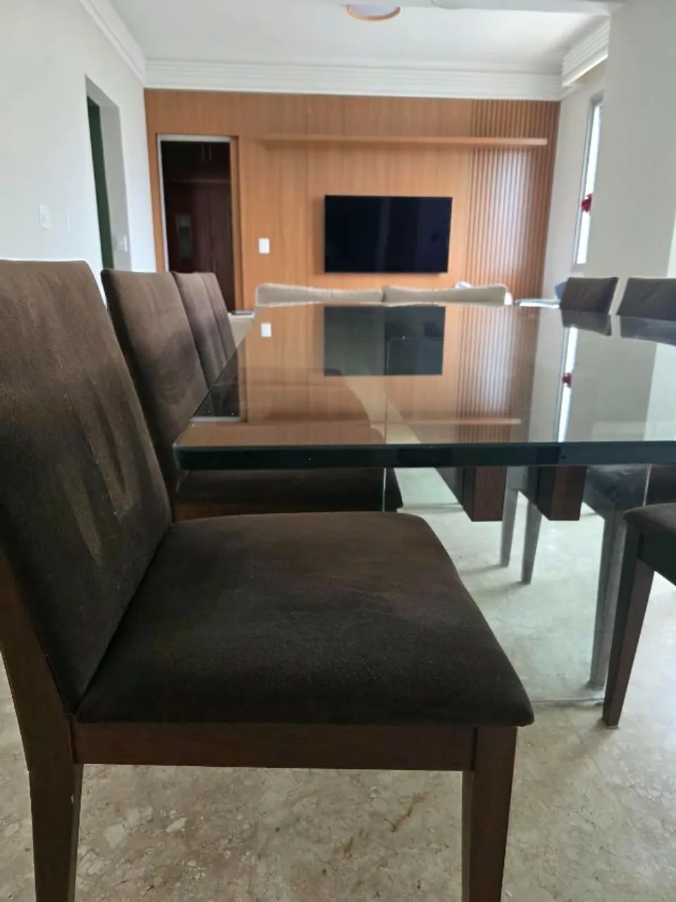 Mesa Jantar Lider Interiores com 8 cadeiras - Foto 4