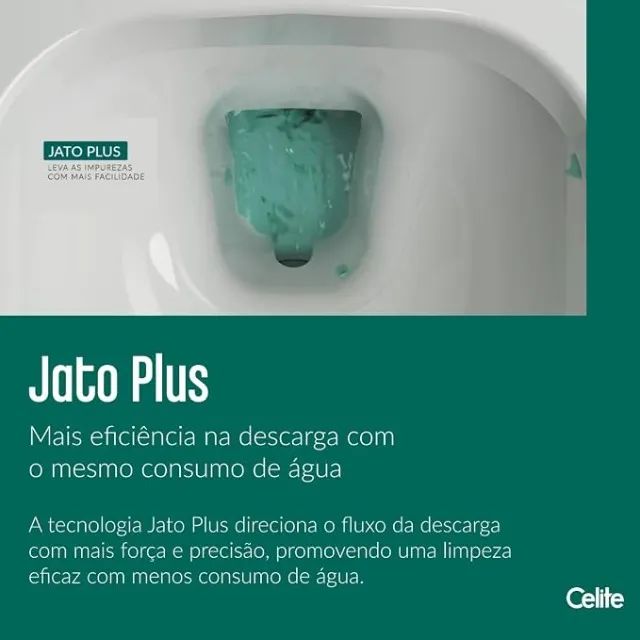 Roca Kit Vaso Sanitário com Caixa Acoplada e Assento Soft Close Square - Foto 2