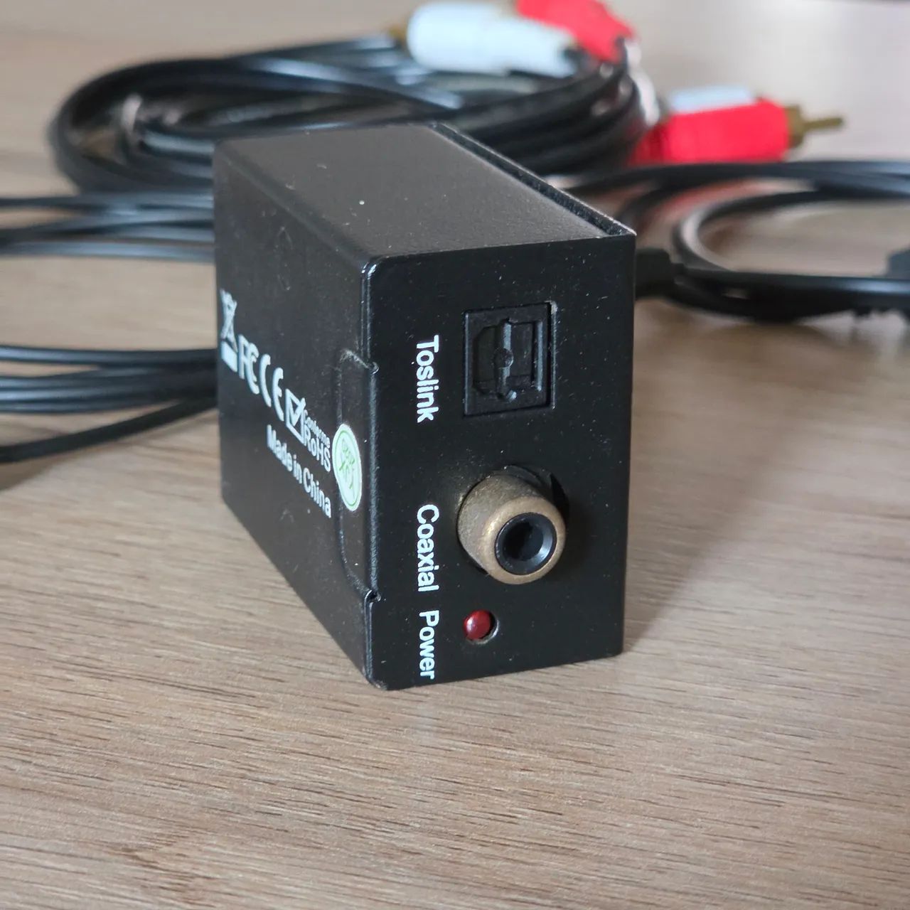 KIT Conversor de Cabo Óptico para RCA com cabo incluso - Foto 4