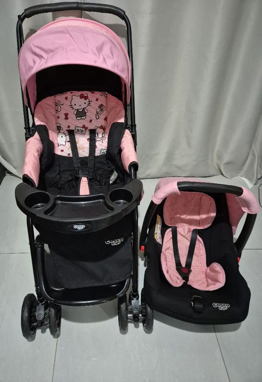 Carrinho e bebê conforto cosco reverse - Foto 2