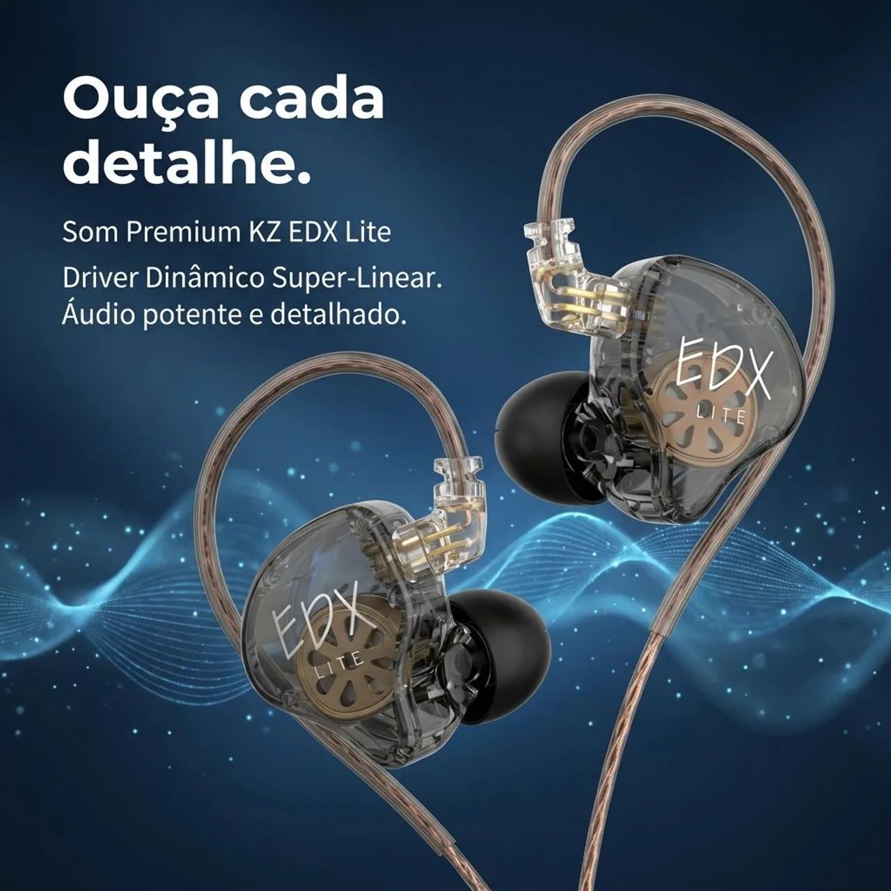KZ EDX LITE + 1 ESTOJO KZ DE BRINDE - Foto 5