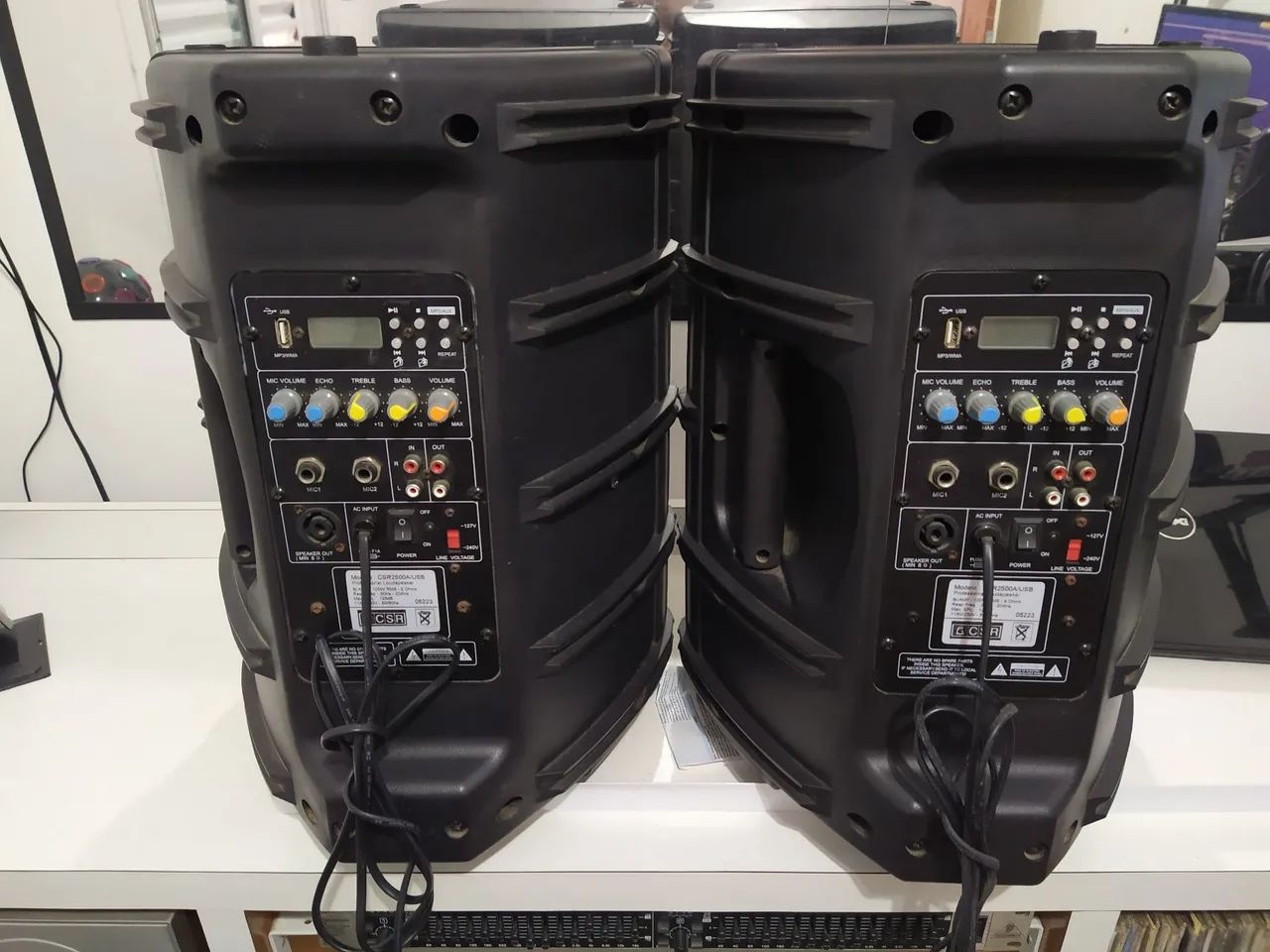 Par de Caixas de Som Amplificadas CSR 2500a - Foto 2
