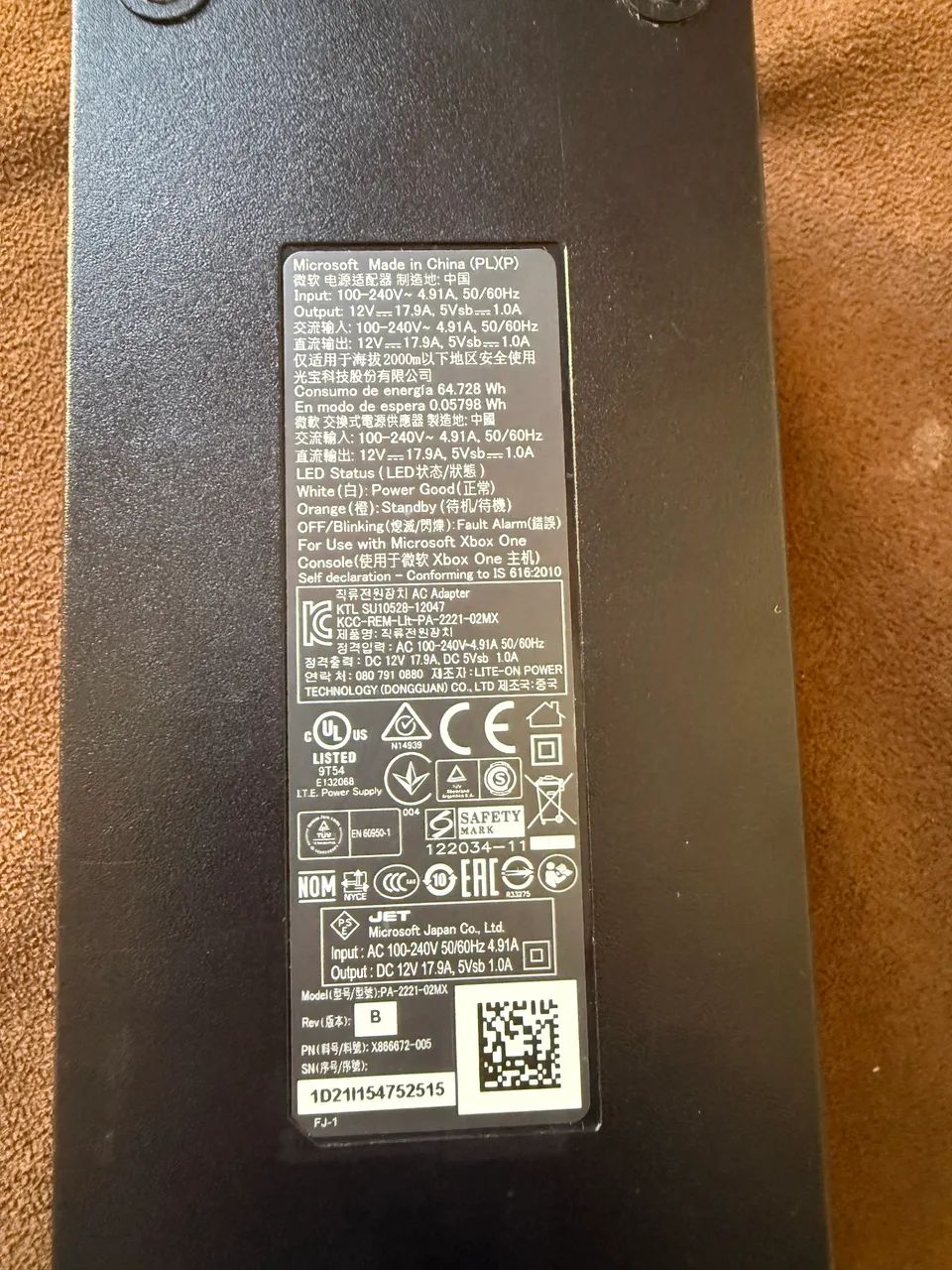 Fonte ORIGINAL XBOX one Bivolt  - Foto 5