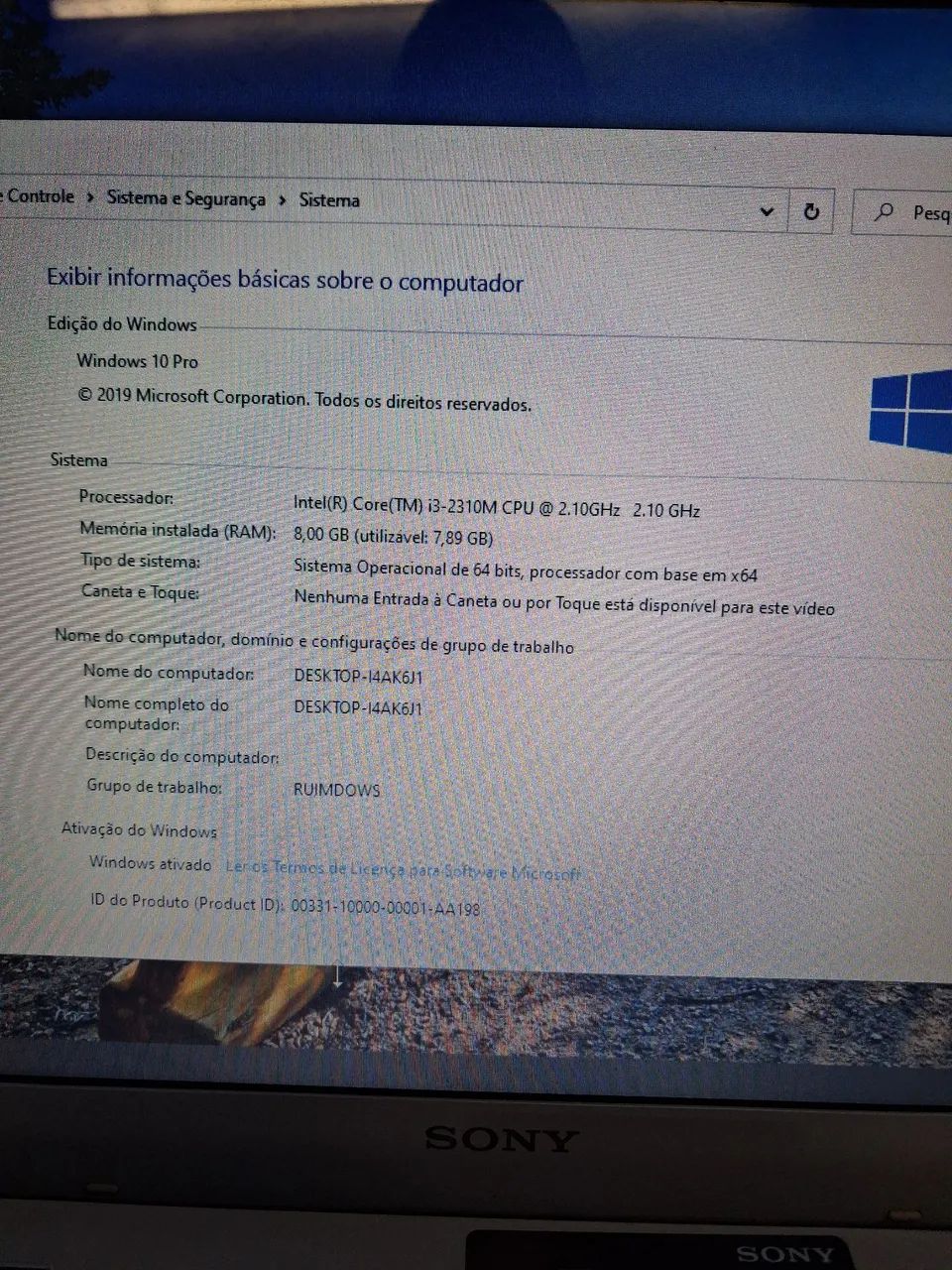 notebook sony vaio 8gb ssd - Foto 3