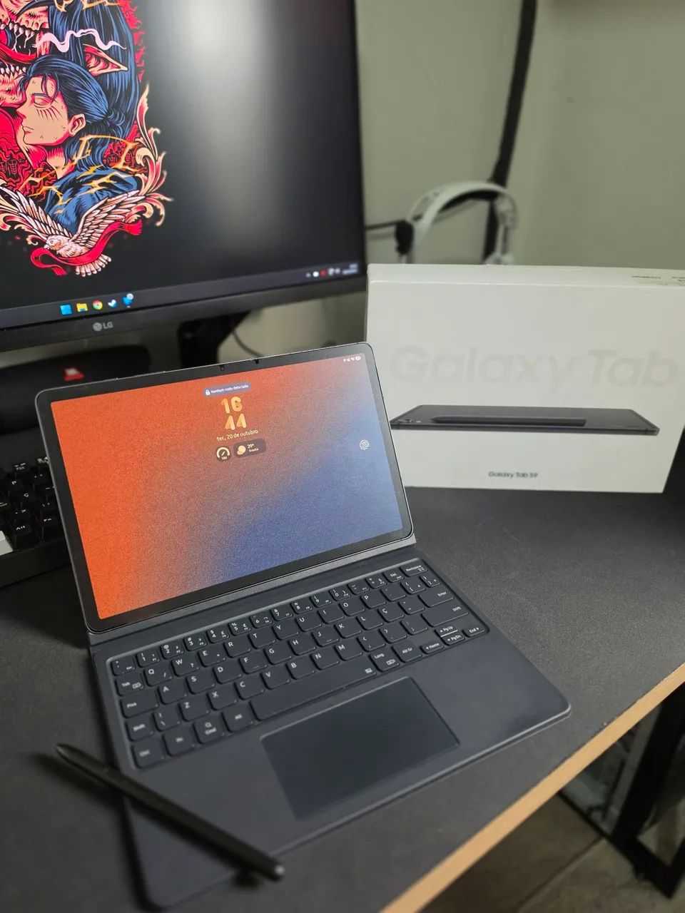 Galaxy Tab S9 256GB / 12GB RAM + Capa Teclado