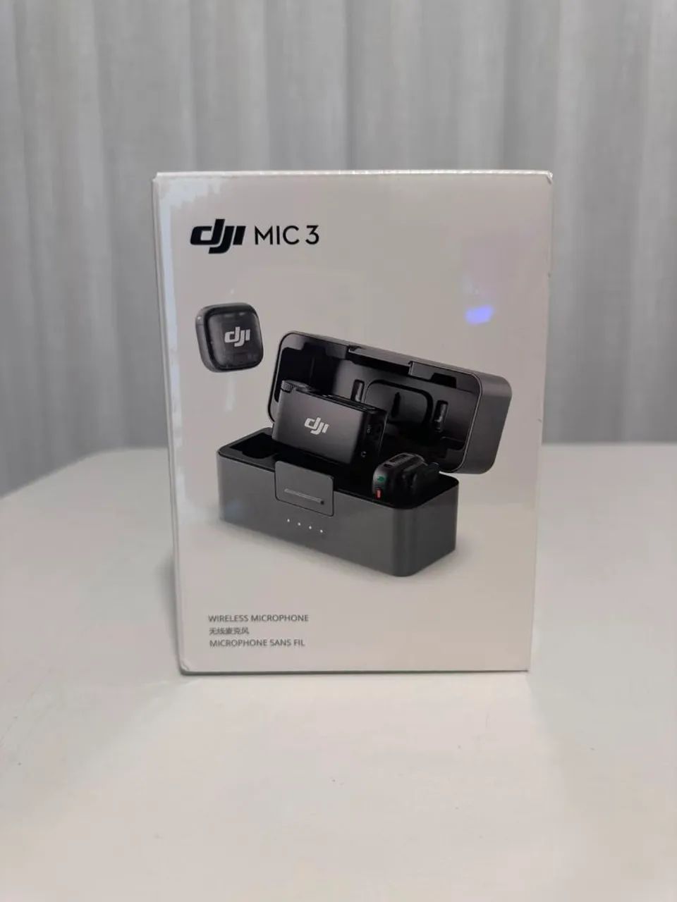 DJI Microfone 3 (2 TX + 1 RX + box de carregamento)
