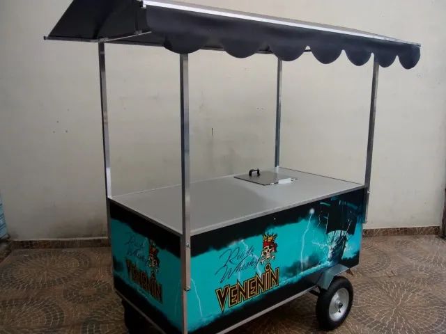 Carrinho de mini pizza brotinhos gourmet novo mod. Idealmaq 6x - Foto 4