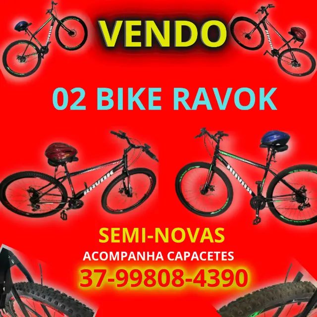 Vendo 02 Bike Ravok Seminovas