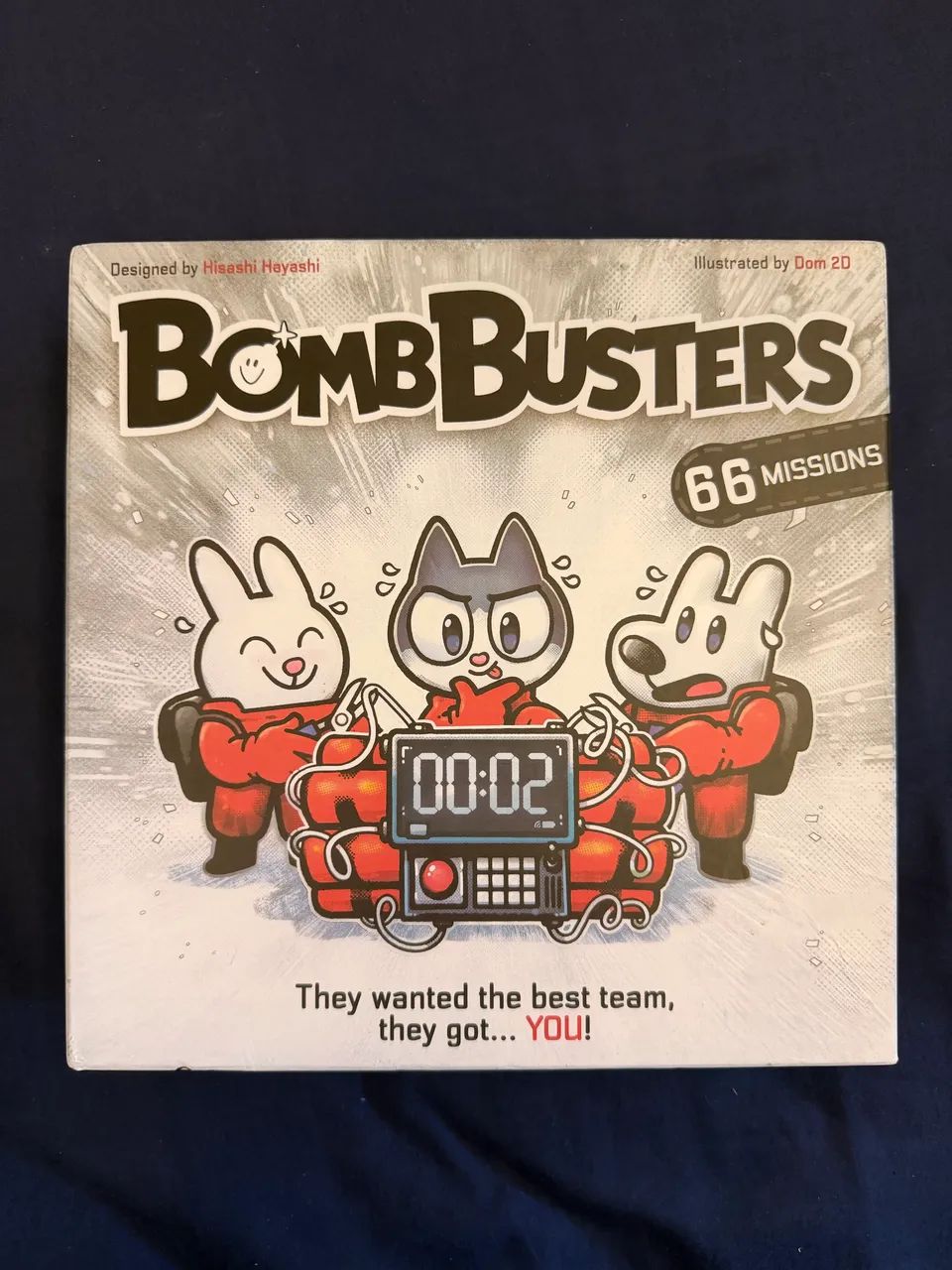 Bomb Busters Board Game Inglês 66 Missões