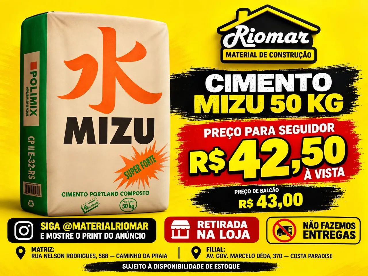 Cimento Mizu 
