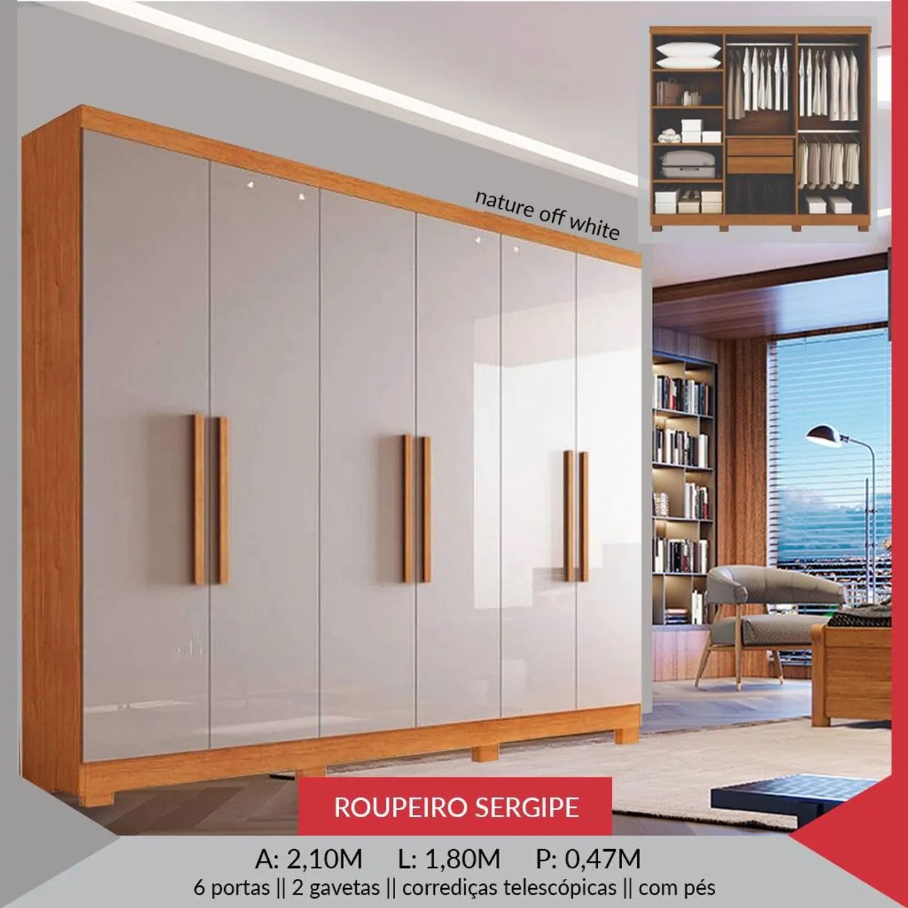 Guarda roupa casal 