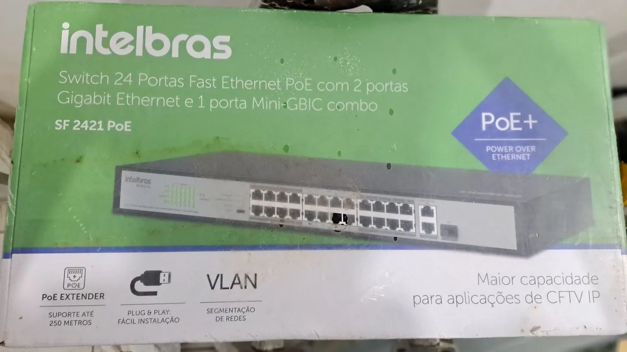 Switch Intelbras SF 2421 PoE