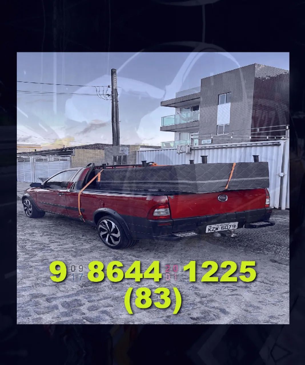 Frete para Mangabeira, Bessa e Cabo Branco. Seu transporte seguro e rápido!