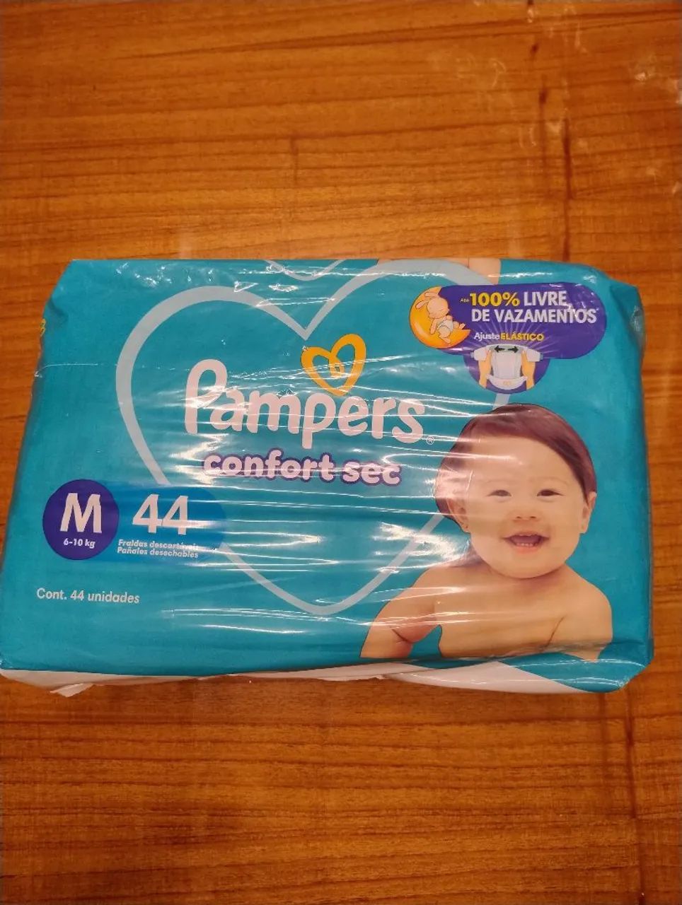 Fralda Pampers confort sec M