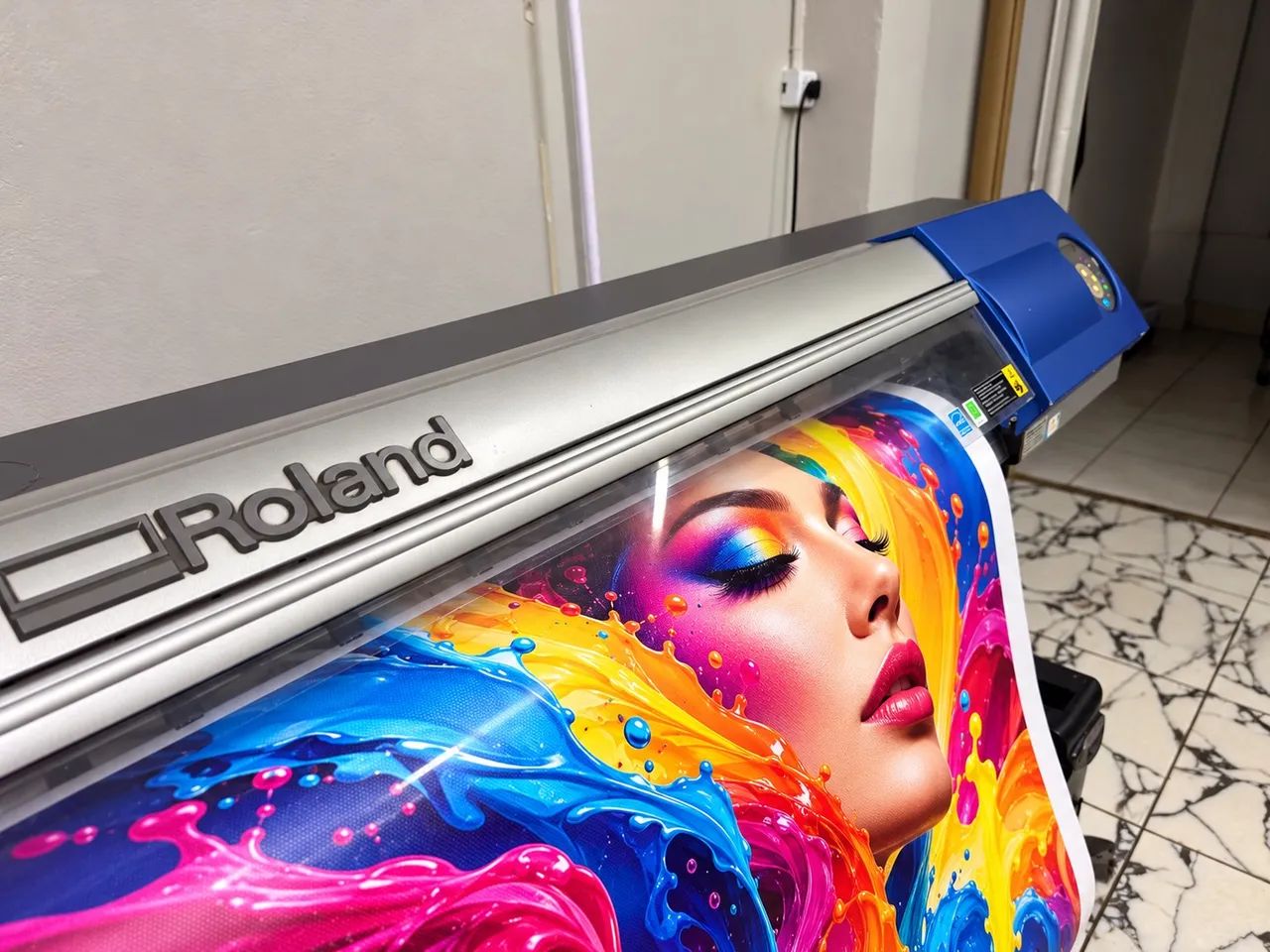 PLOTTER DE IMPRESSÃO ROLAND RS-640 ÓTIMA OPORTUNIDADE  - Foto 2