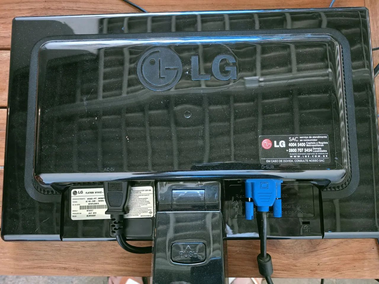 Monitor Flatron W1642c 15,6 polegadas -usado - Foto 4