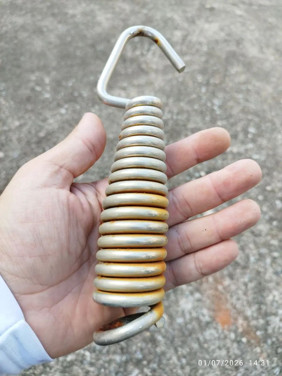 Mola de rede de balanço aço carbono resistente  - Foto 2