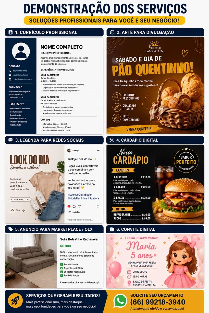Faço Currículo Profissional para Emprego | Entrega Rápida