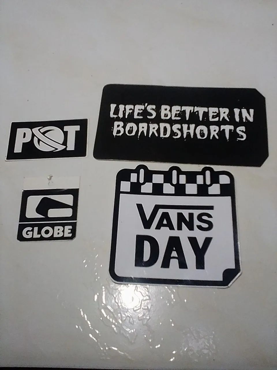 Kit conjunto de adesivos pra surf skate