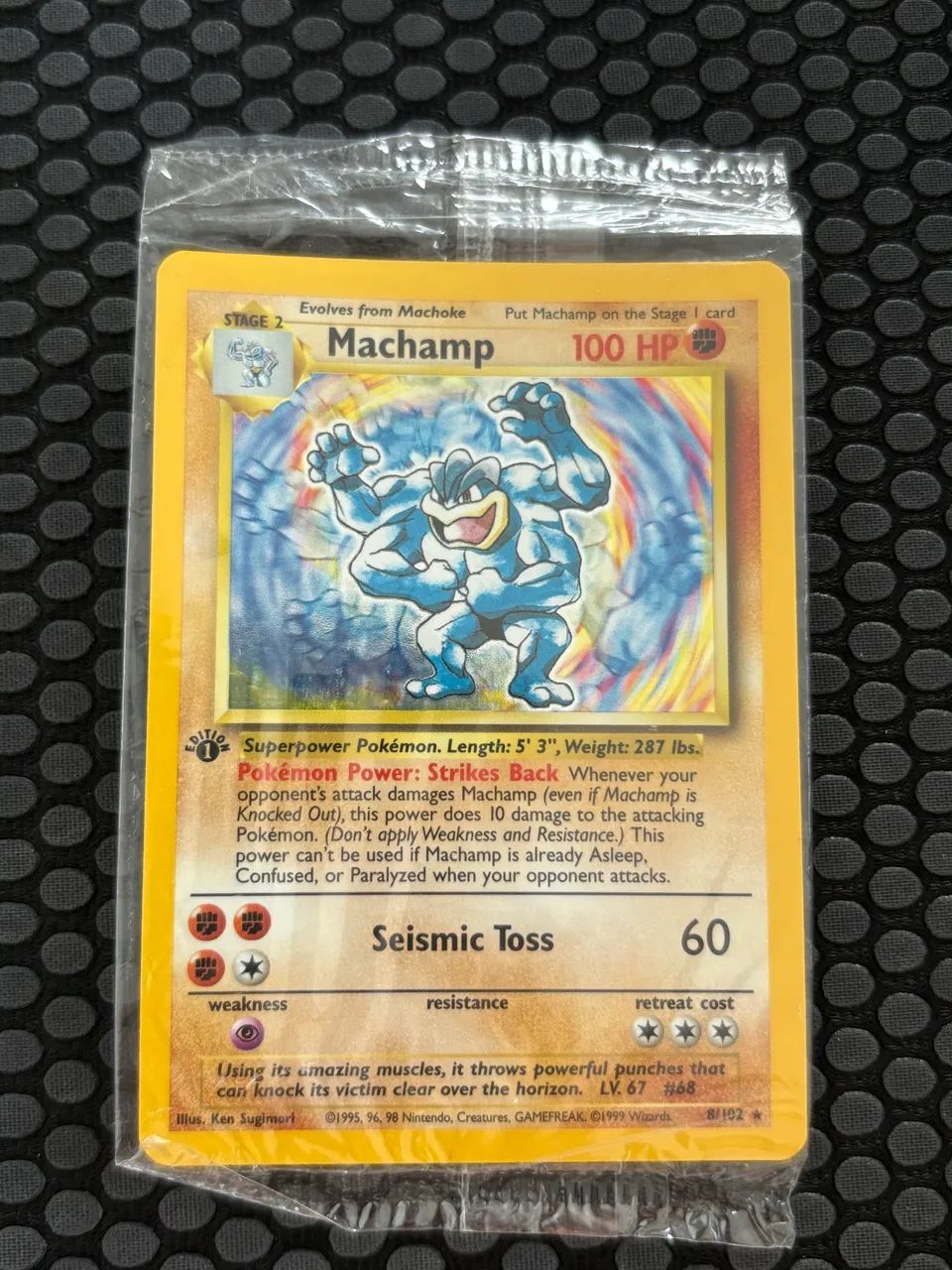 Machamp First edition 8/102 Lacrado!