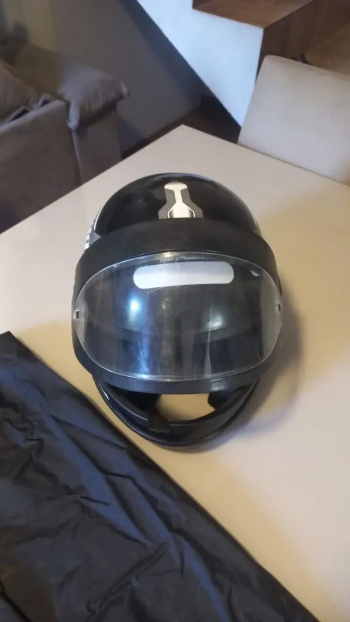 Capa de chuva + capacete  - Foto 4