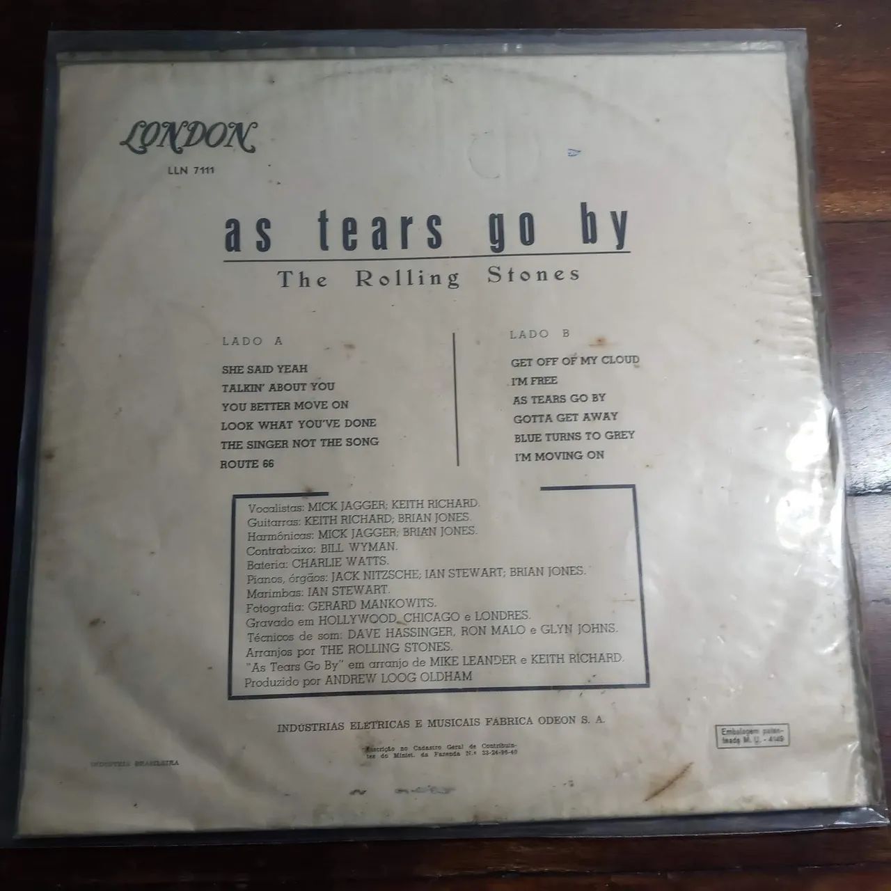 LP The Rolling Stones - As Tears Go By - 1967 - Foto 2