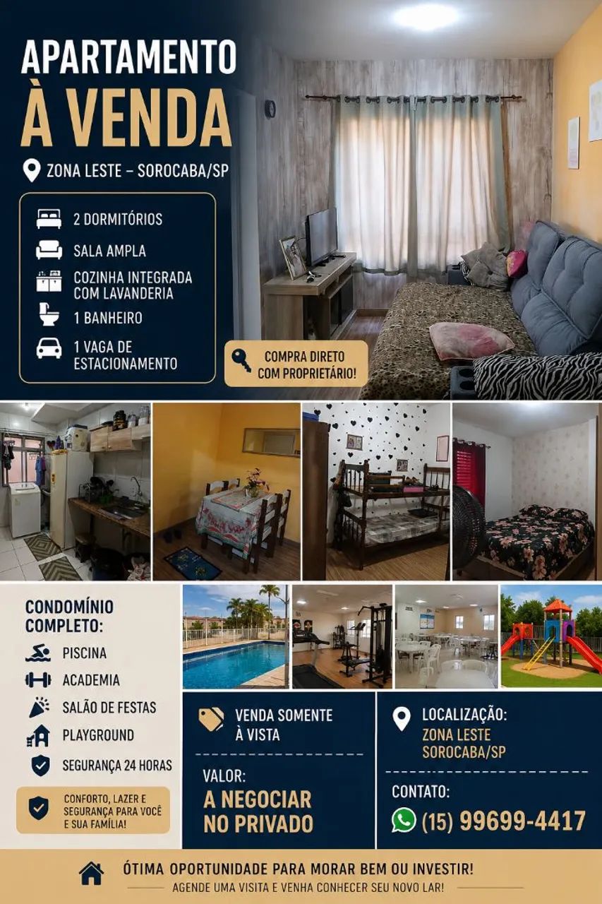 Apartamento na zona leste