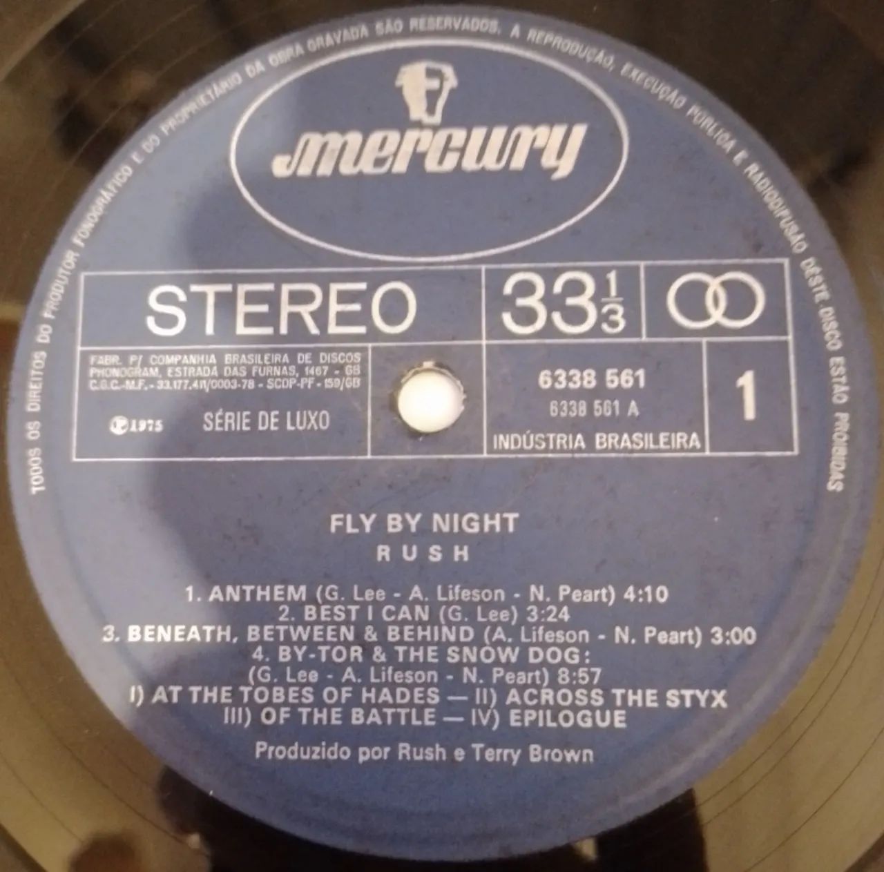 Rush - Fly By Night LP Disco Vinil (Ler  Descrição) - Foto 4