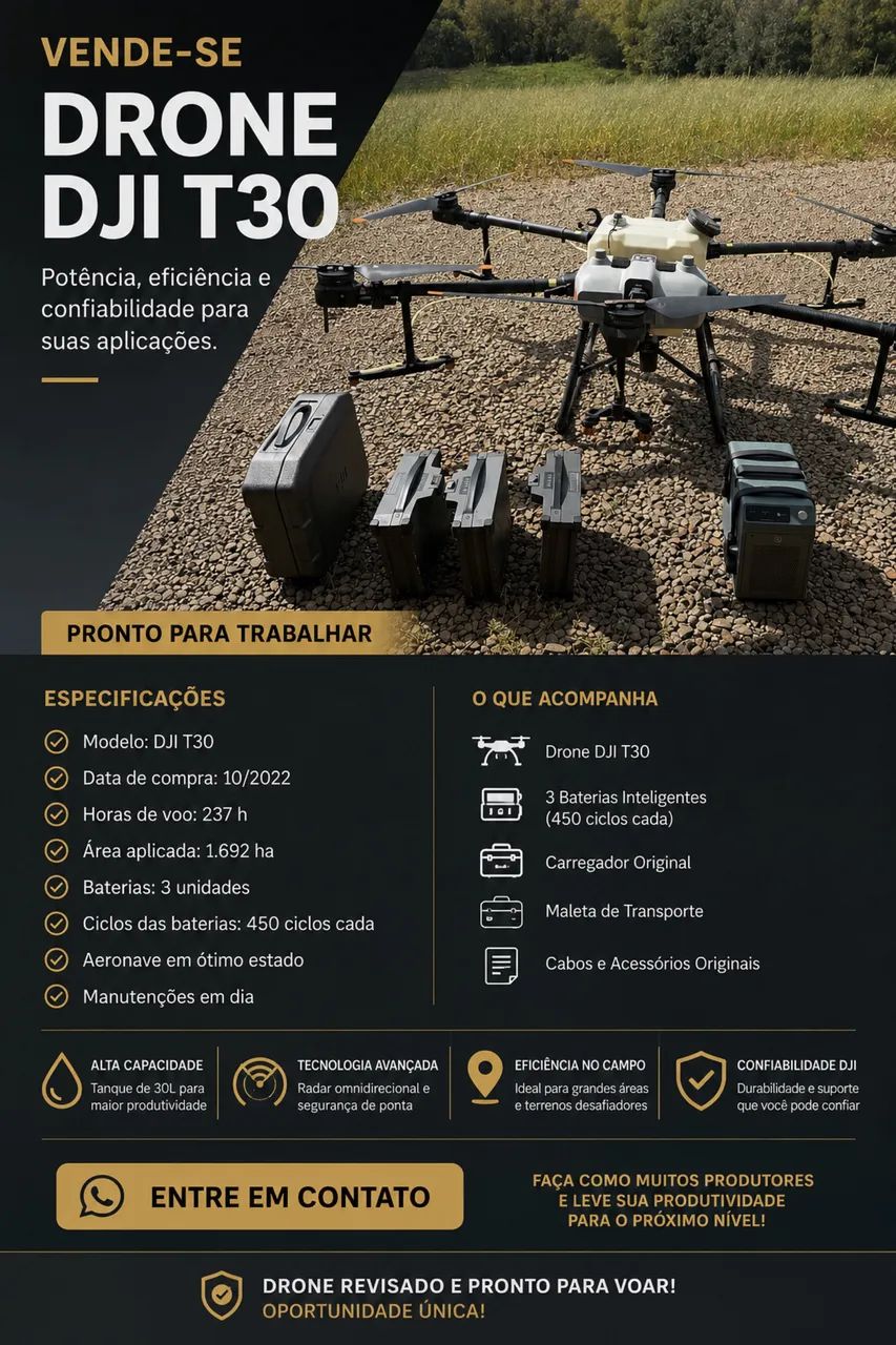 Drone DJI T 30 - Foto 5