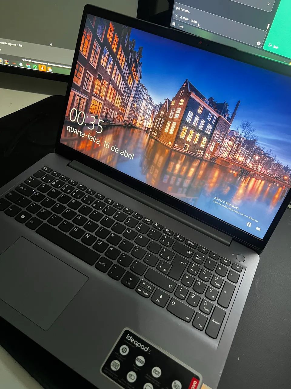 ? Notebook Lenovo Ryzen 7 5700U | 24GB RAM | SSD | Excelente Estado - Foto 3