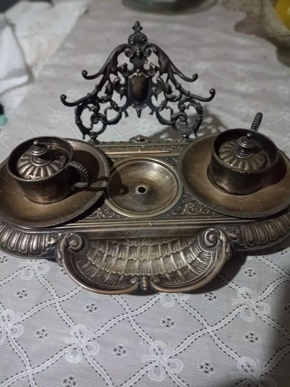 Tinteiro antigo  - Foto 5