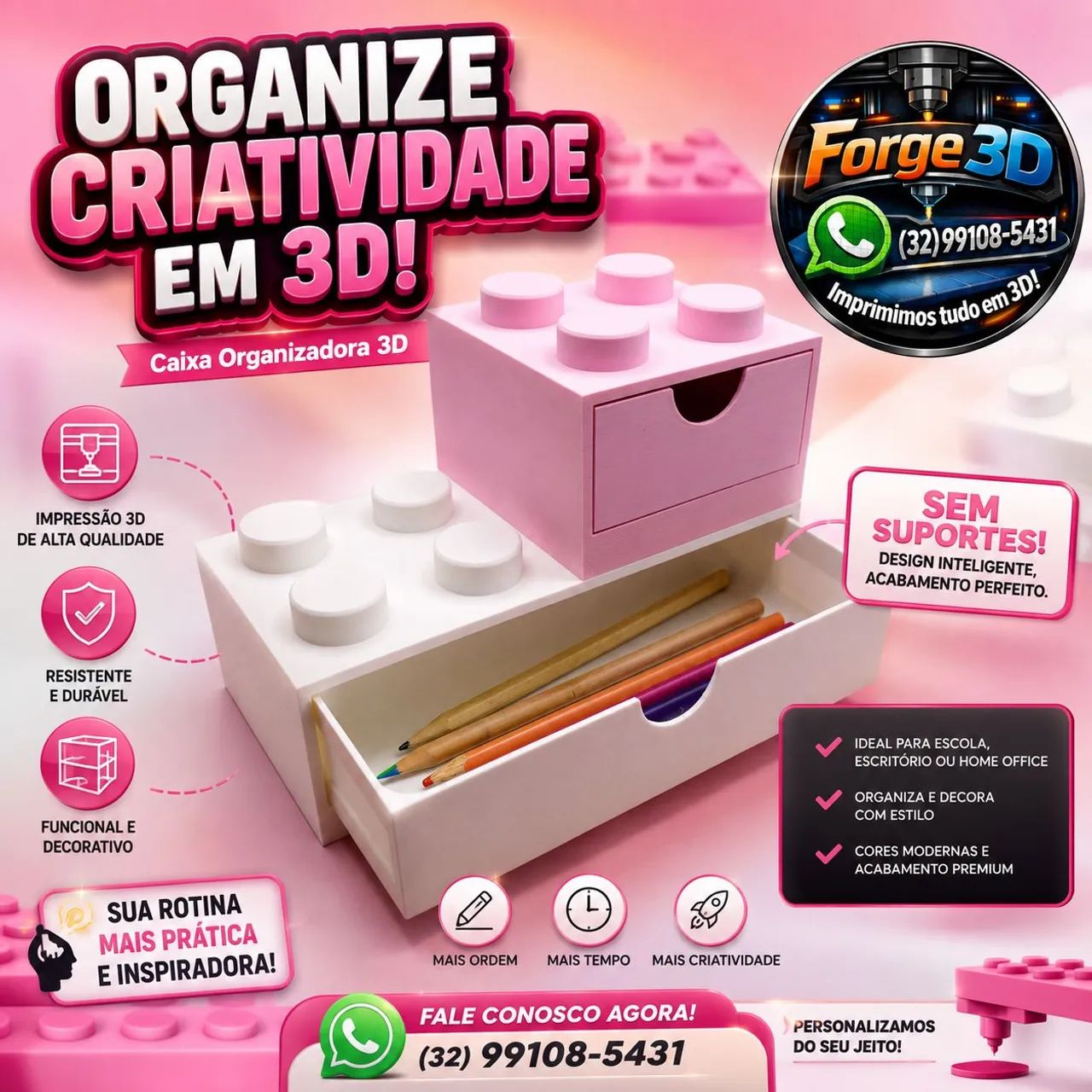 Produtos Impressão 3D Variados - Foto 4