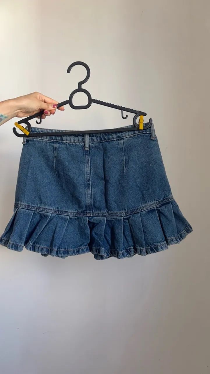 Mini saia jeans - Foto 2