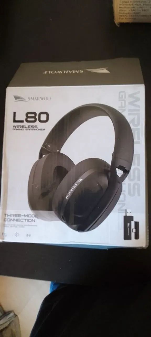 Fone de ouvido gamer sem fio 