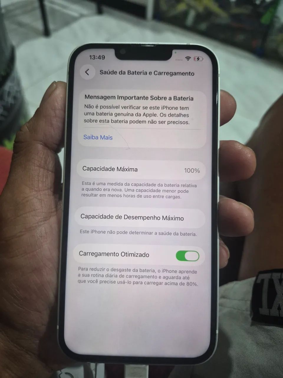 IPhone 13 branco 128g - Foto 4