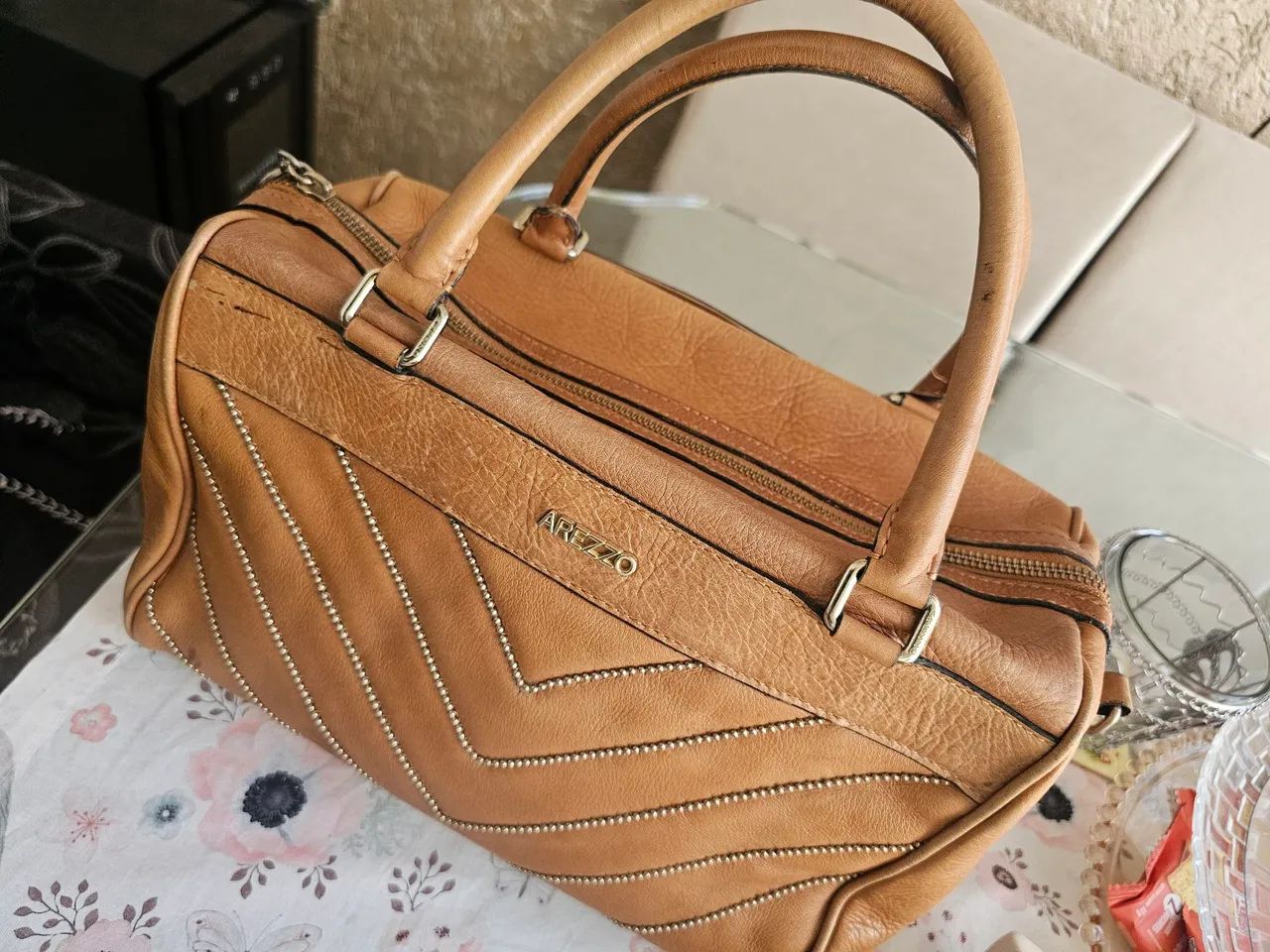 BOLSA AREZZO COURO