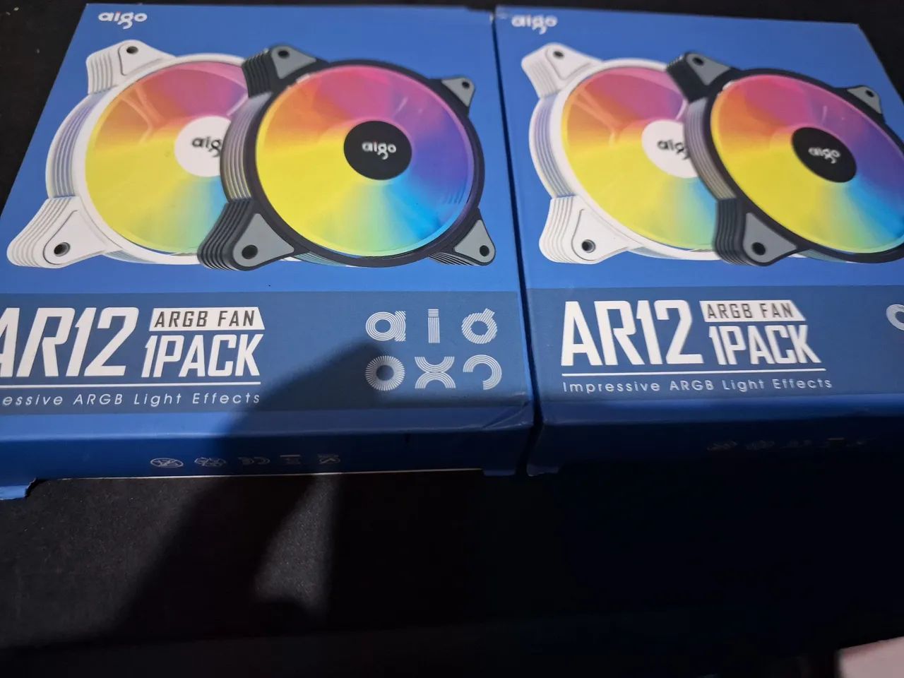 2x  Fan ARGB AIGO - Memoria Ram