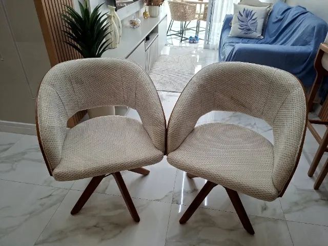Jogo de Varanda com mesa e duas cadeiras tipo Diretor - Foto 5