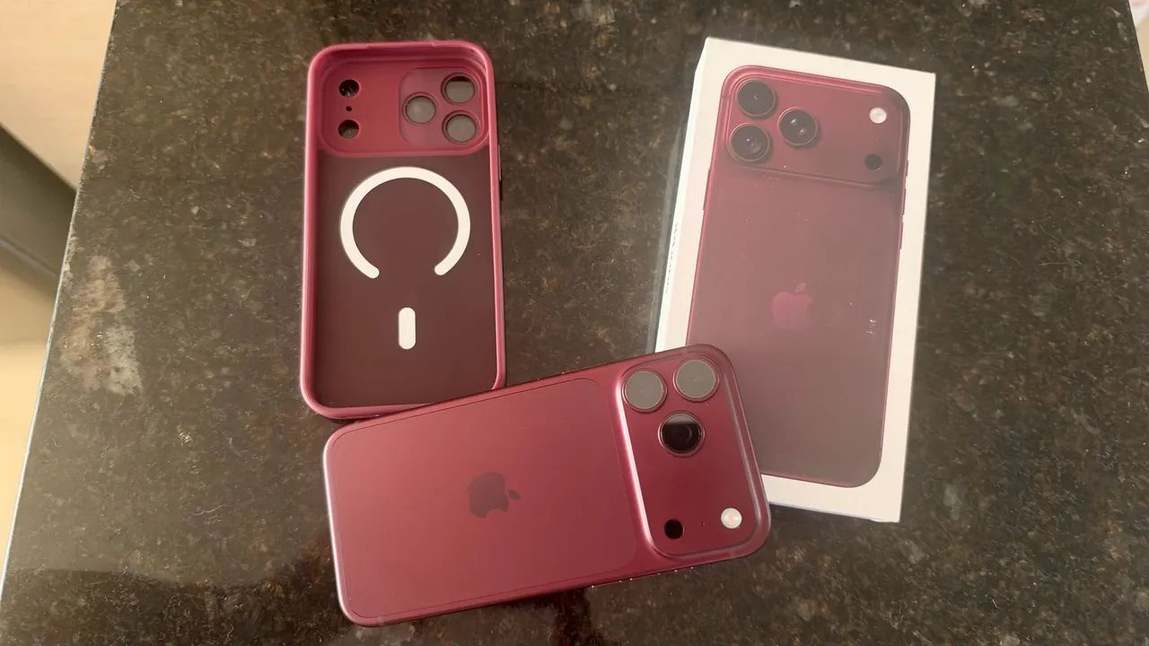 iPhone 18 pro Max 256 bordo a cor do momento  - Foto 3