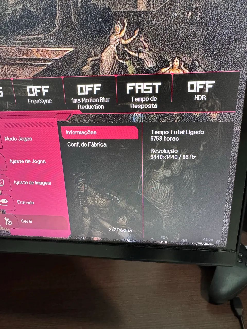 Monitor LG 34 Polegadas 160hz - Foto 5