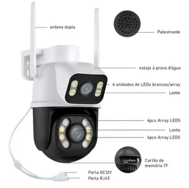 Câmera externa com Wi-Fi modelo-B-MAX BM-IP173 - Foto 4
