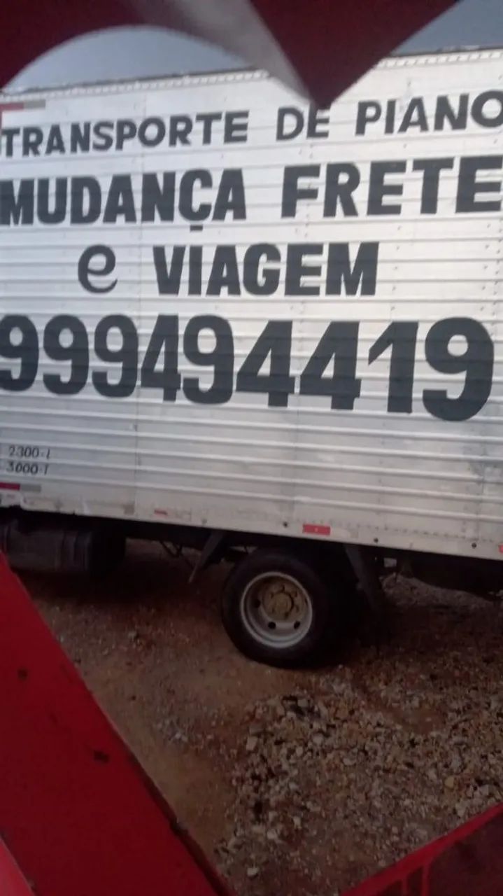 Transporte de mudança e piano