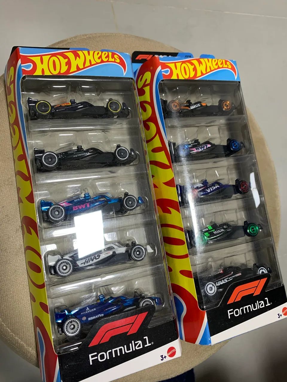 2 Pack fórmula 1 hotwells 
