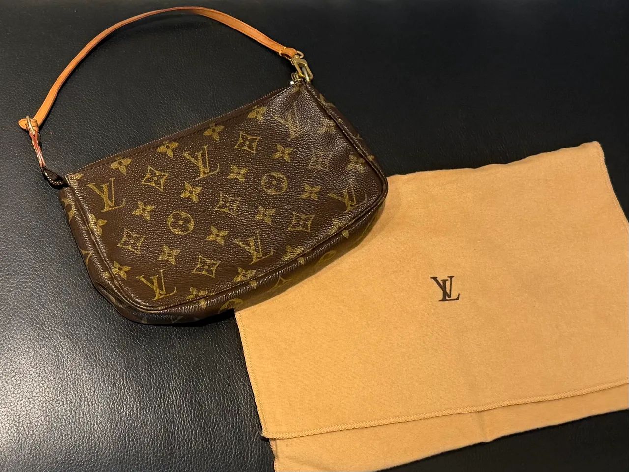 Bolsa Louis Vuitton Pochette Accessoires Original Monogram 2002 - Foto 2