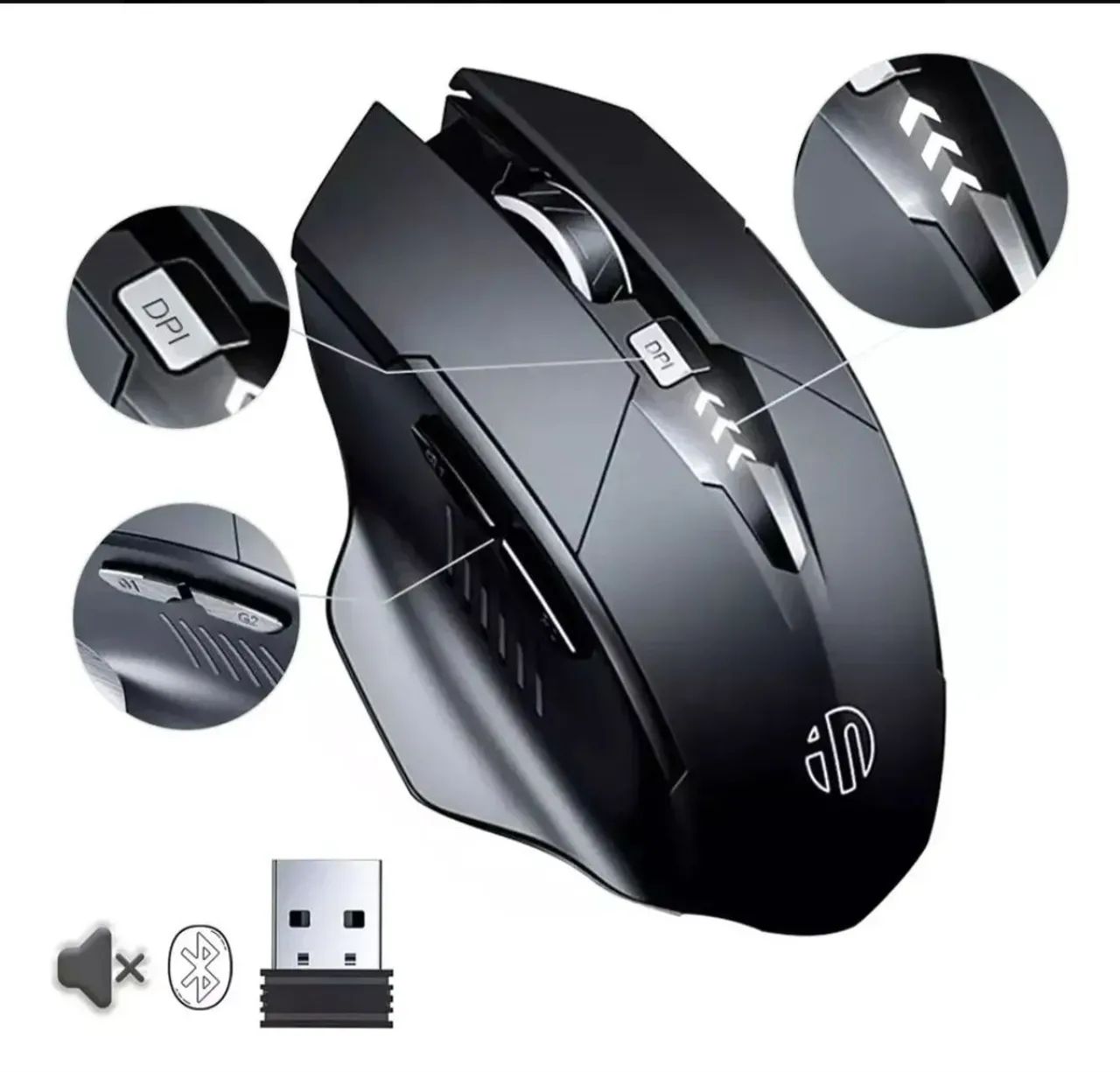 Mouse sem fio Bluetooth
