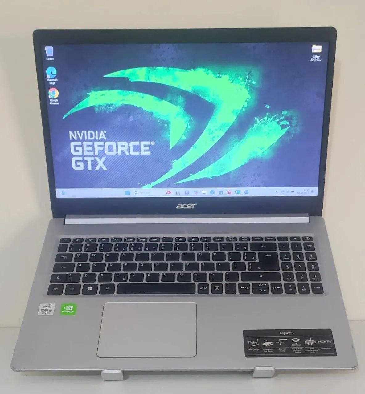 Notebook Gamer Novo Na Caixa! Acer i5-10° Geração 8gb RAM SSD NVMe M2 256GB Nvidia 2GB top - Foto 2