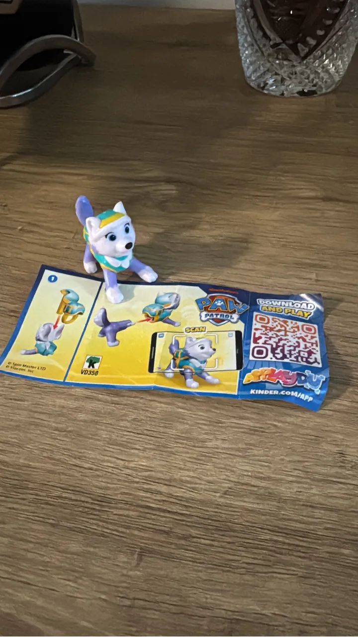 Coleção Kinder ovo patrulha canina 